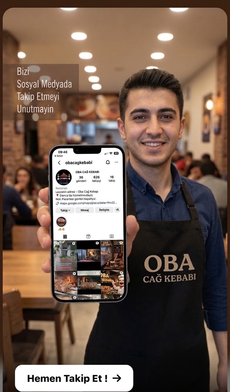 Oba Cağ Kebabı Özel Duyuru